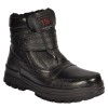TSF LEATHER WINTER FUR BOOT FOR MEN's (BLACK)
